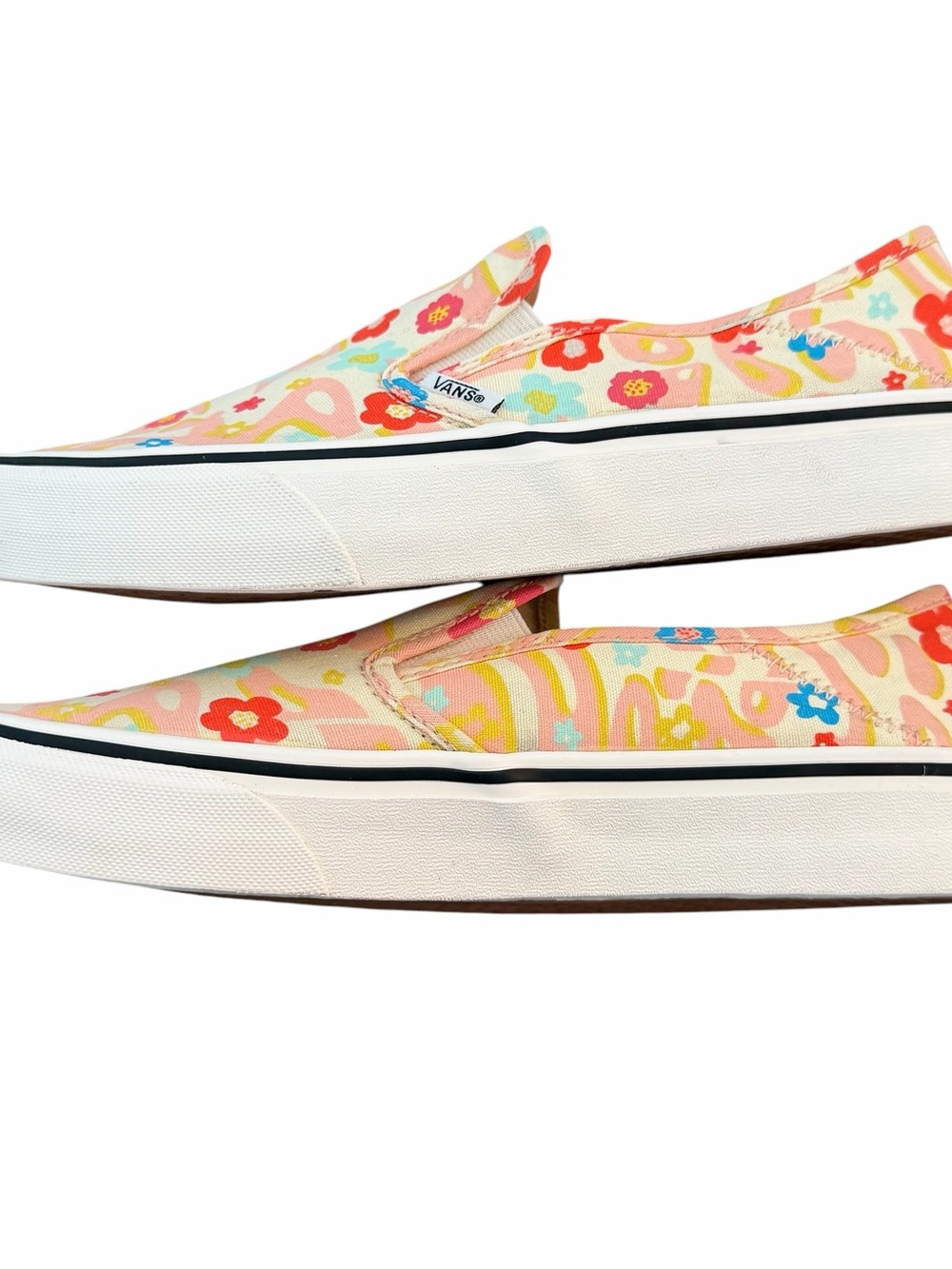 Vans Eco Cush Slip-On Groovy Floral VR3 SF Super Clean Women's Size 10 - Picture 6 of 9